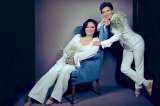 Vestidas de blanco, así posaron Claudia López y Angélica Lozano el día de su boda
