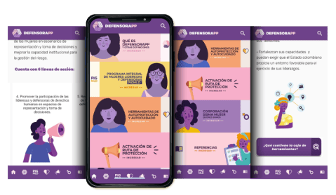 Defensorapp: la nueva herramienta para lideresas sociales