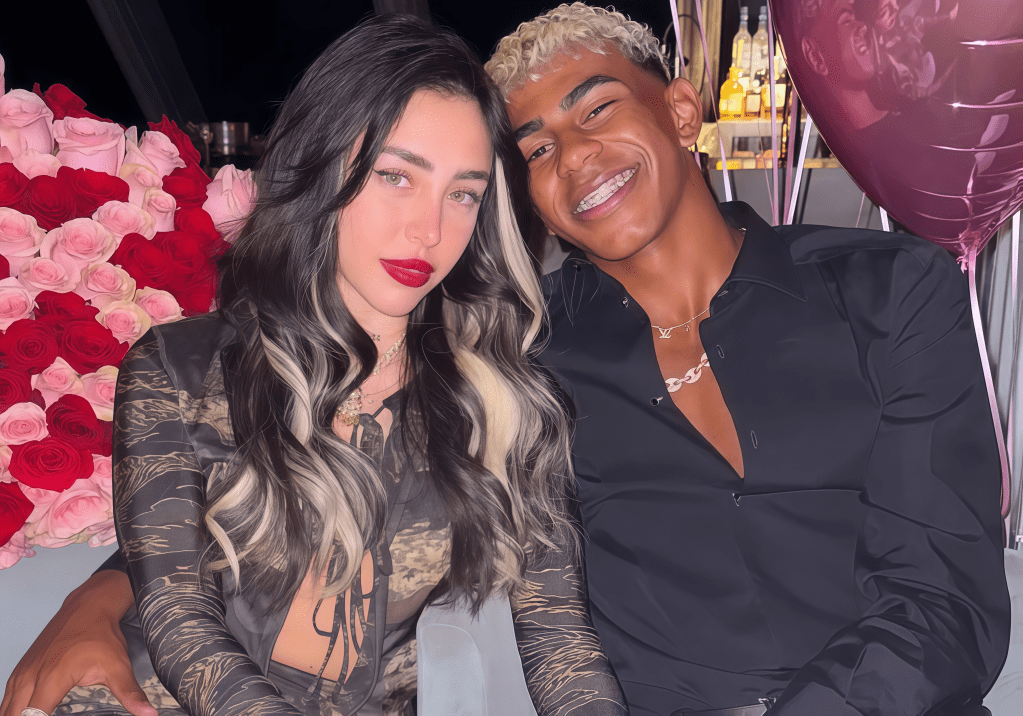 Lamine Yamal y Nicki Nicole.
