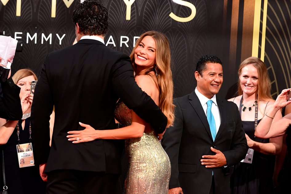 Joe Manganiello y Sofía Vergara. / AFP