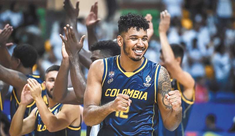 Jaime Echenique es una de las figuras de la selección colombiana de baloncesto.
