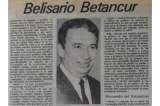 Belisario Betancur: un colombiano de buena voluntad