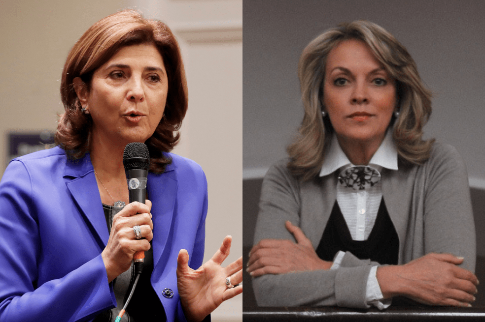 María Ángela Holguín y María Emma Mejía, exministras de Relaciones Exteriores.