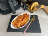 Lasaña de plátano maduro con pollo: receta casera fácil
