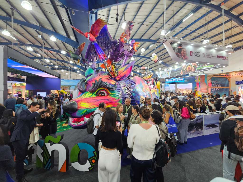El “stand” de Nariño fue el ganador de la Vitrina Turística de Anato 2024. / Cortesía: Dirección de Turismo de la Gobernación de Nariño y Anato.