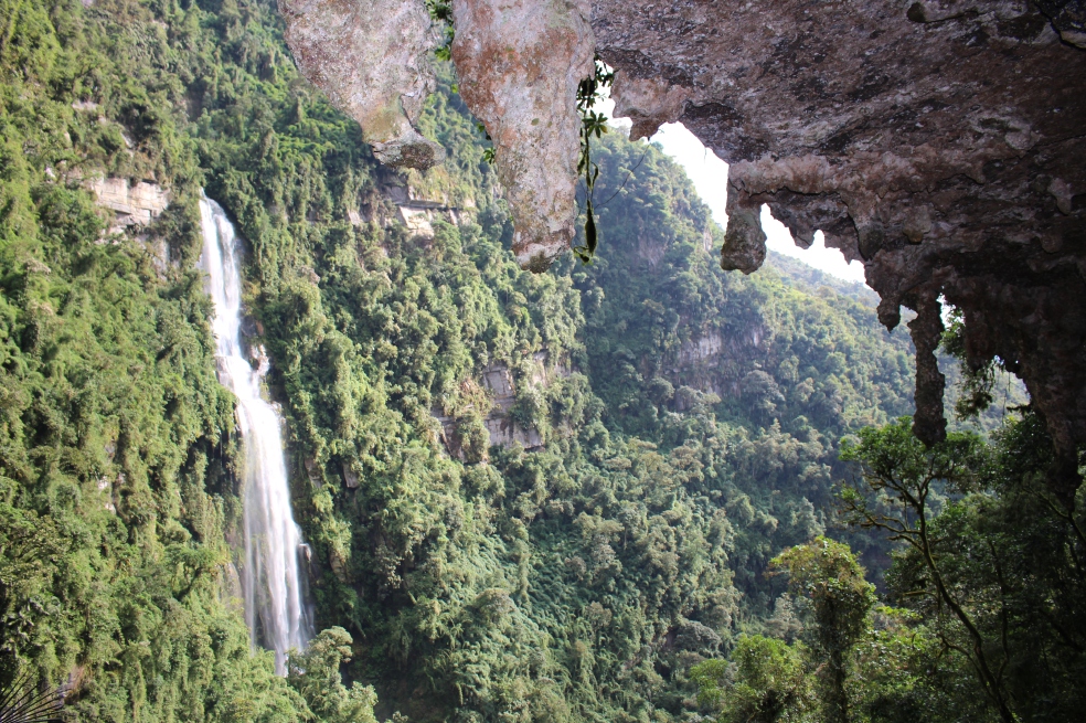 La Chorrera vista desde la Cueva de los Monos, la penúltima parada del recorrido por el parque. / Cortesía
