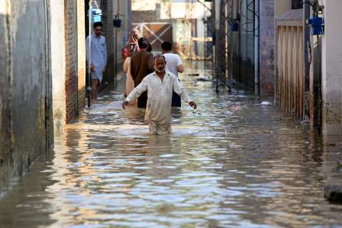 En imágenes: la tragedia que vive Pakistán debido a las inundaciones