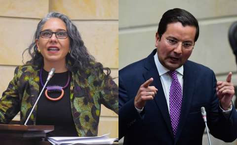 María José Pizarro y David Luna chocan en redes por gastos del gobierno Petro