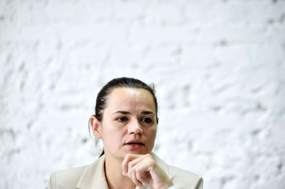 Svetlana Tijanóvskaya se refugió en Lituania luego de desconocer los resultados de las elecciones presidenciales de Bielorrusia.