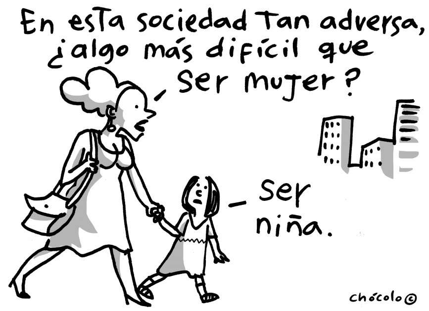 En guerra o en paz, los países del mundo son espacios hostiles para las mujeres. / Chócolo