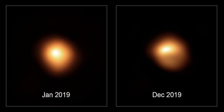 La estrella Betelgeuse se desvanece, un telescopio constata