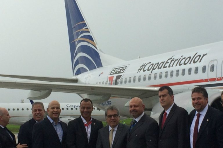 São Paulo FC presentó su nuevo avión