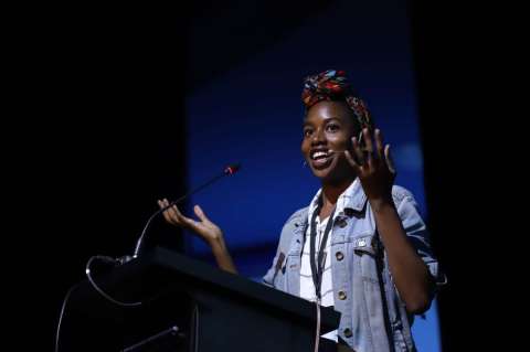 Aphton Corbin, animadora de Pixar, inauguró Colombia 4.0, en Corferias