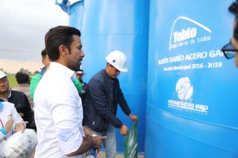 Nuevo y moderno acueducto en Tabio, Cundinamarca