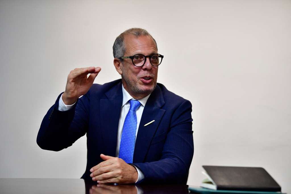 Jefe de Despacho de la Presidencia durante entrevista para El Espectador