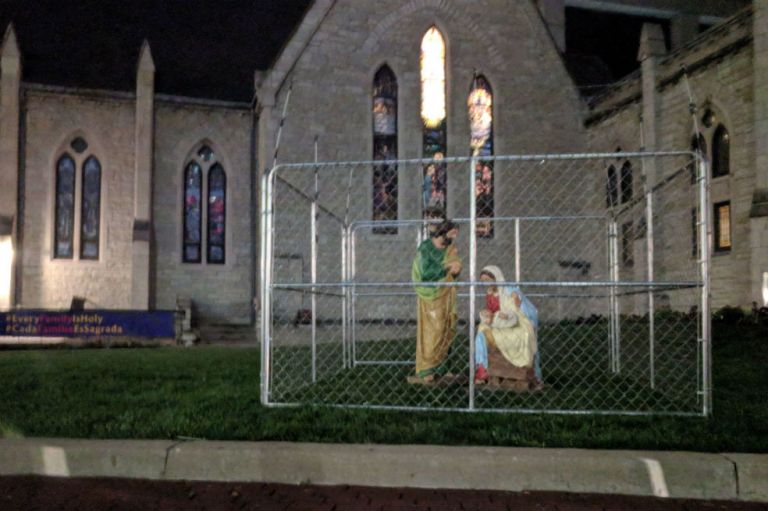 Detienen al «niño Jesús» y a la Virgen María en Estados Unidos