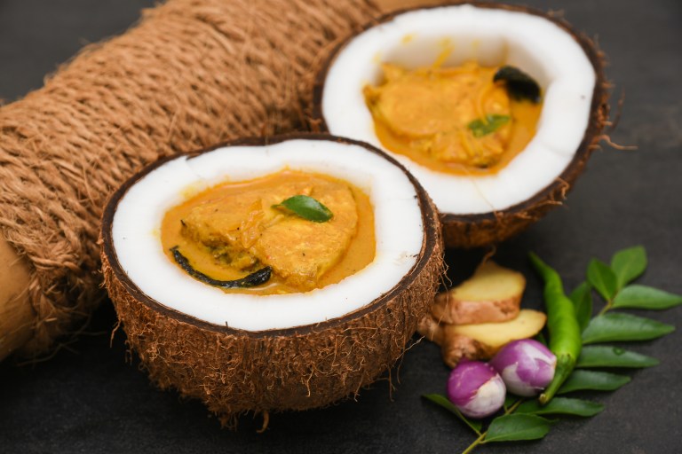 Fácil y rápida: pescado en zumo de coco