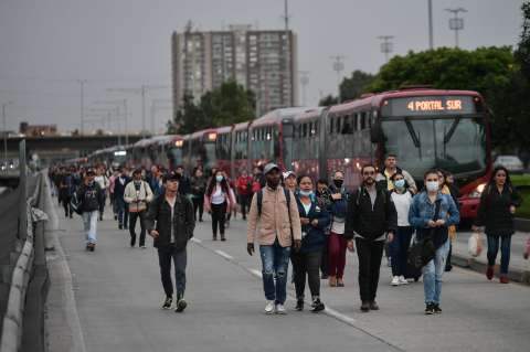 Transmilenio denunció al presidente de la CUT por bloqueos en jornadas de paro