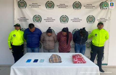 Golpe al crimen de Bogotá: capturan dos presuntas bandas delincuenciales