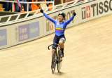 Martha Bayona, oro en la Copa de las Naciones de ciclismo de pista, en Cali