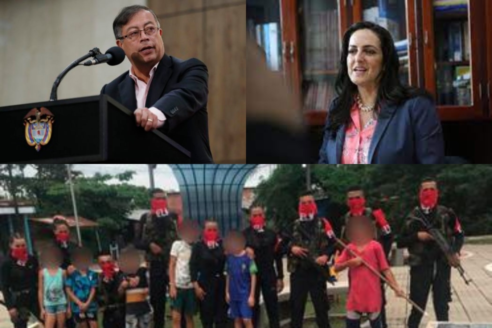 A través de Twitter, los dos políticos hablaron de las imágenes y de la "paz total" que busca el Gobierno.
