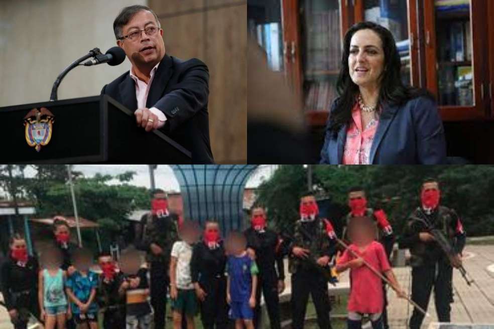 A través de Twitter, los dos políticos hablaron de las imágenes y de la "paz total" que busca el Gobierno.