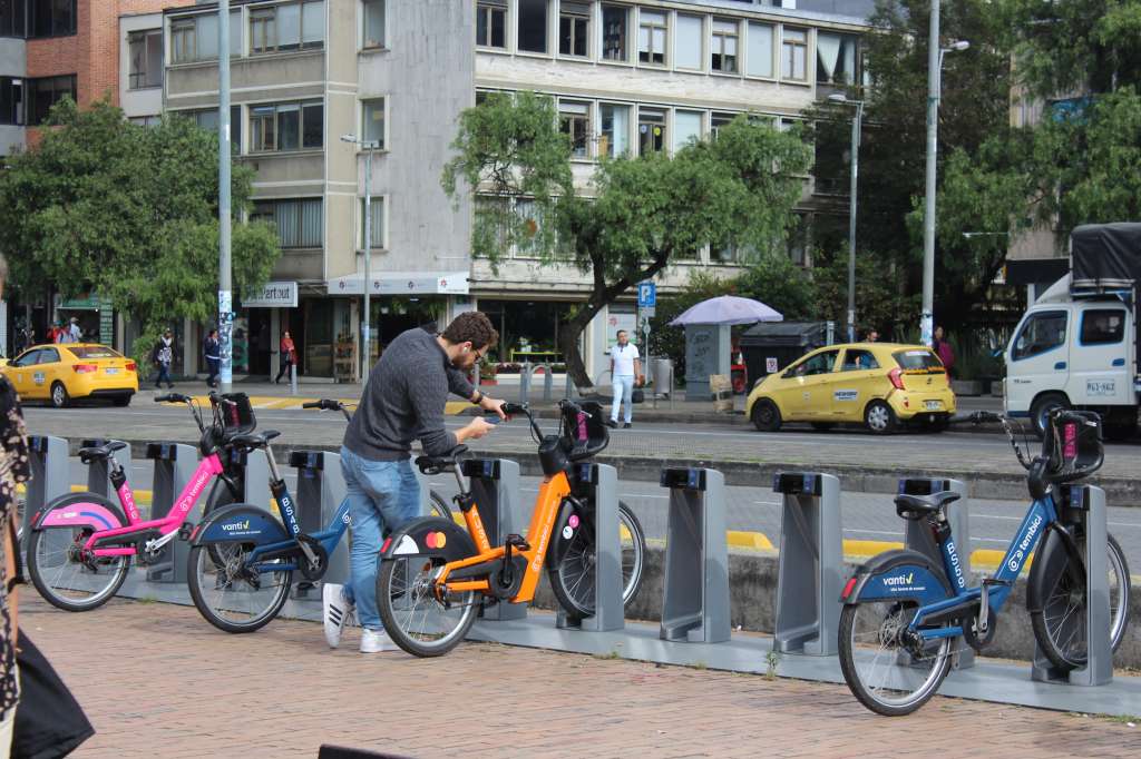 Bicicletas compartidas Tembici, Bogotá, 2024.