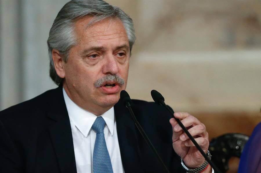 Alberto Fernández, presidente de Argentina. / EFE.