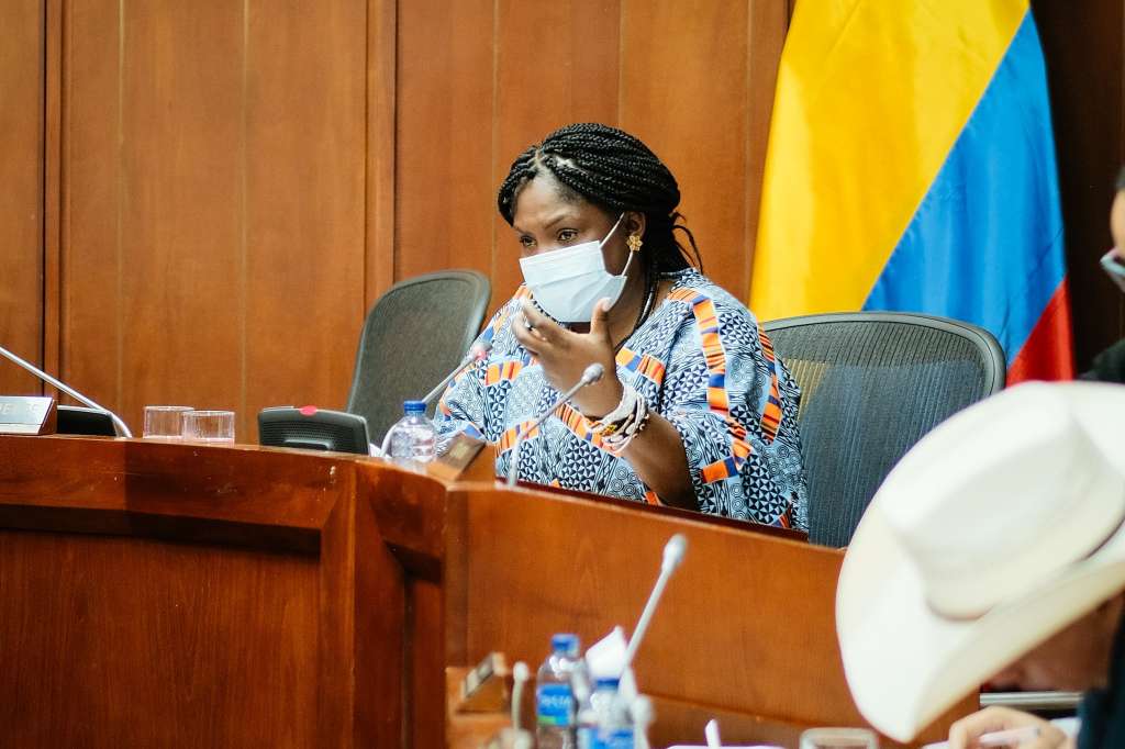 Francia Márquez asistió al Congreso para hablar del ministerio de la Igualdad.