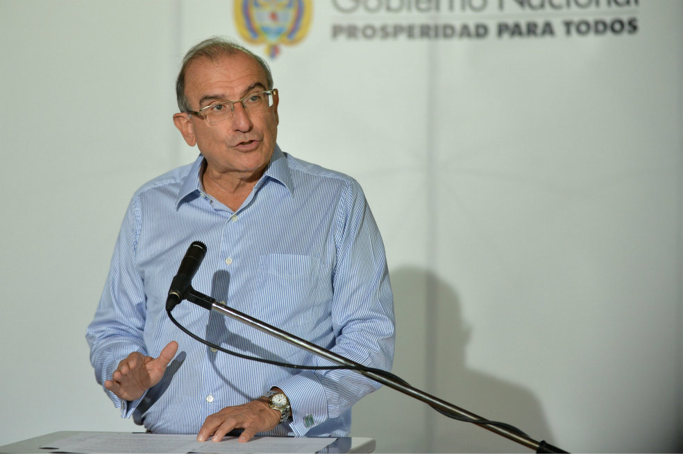 Humberto de la Calle, jefe negociador del Gobierno en Cuba. /AFP