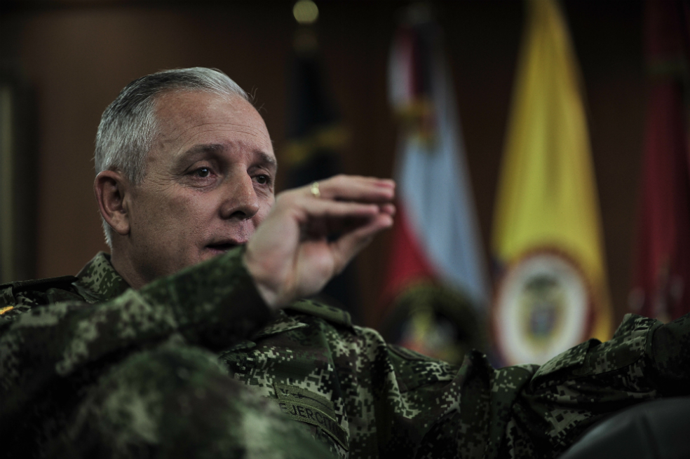El comandante de las FF.MM., general Albero José Mejía Ferrero. /Óscar Pérez