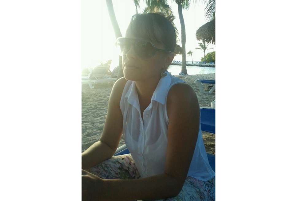 Beatriz Sierra, hija del periodista Orlando Sierra. / Archivo particular