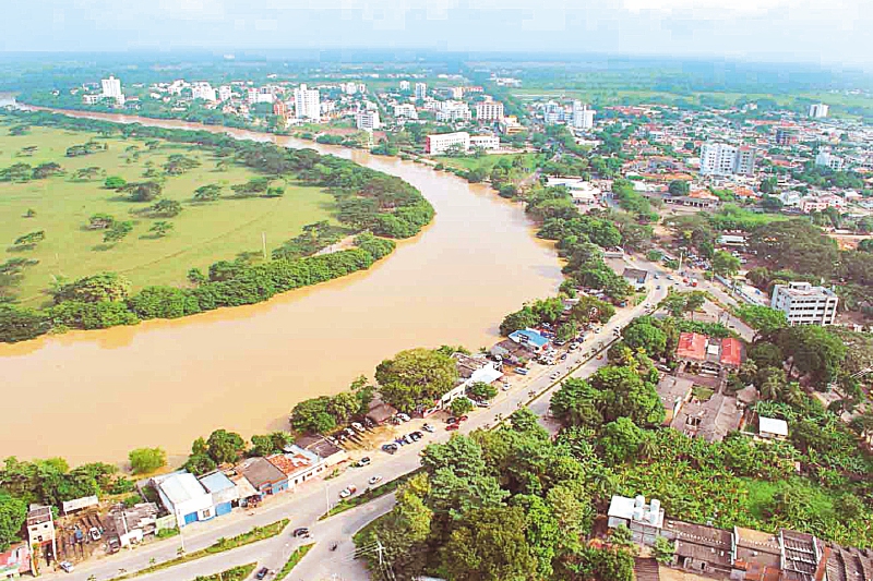 Una imagen del río Sinú, en Montería. / Guia de Montería