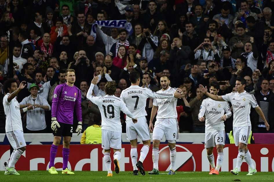 Benzema abrió el marcador en el Bernabéu. Foto: AFP