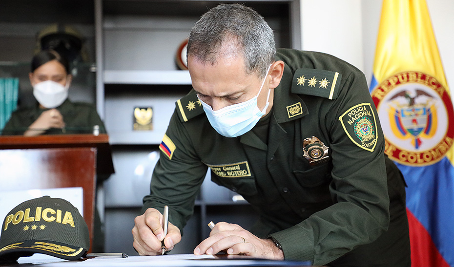 General Mariano Botero Coy, durante su posesión el pasado 21 de enero.