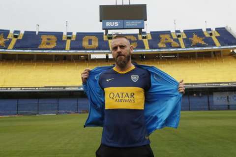 El italiano Daniele de Rossi es nuevo jugador de Boca Juniors