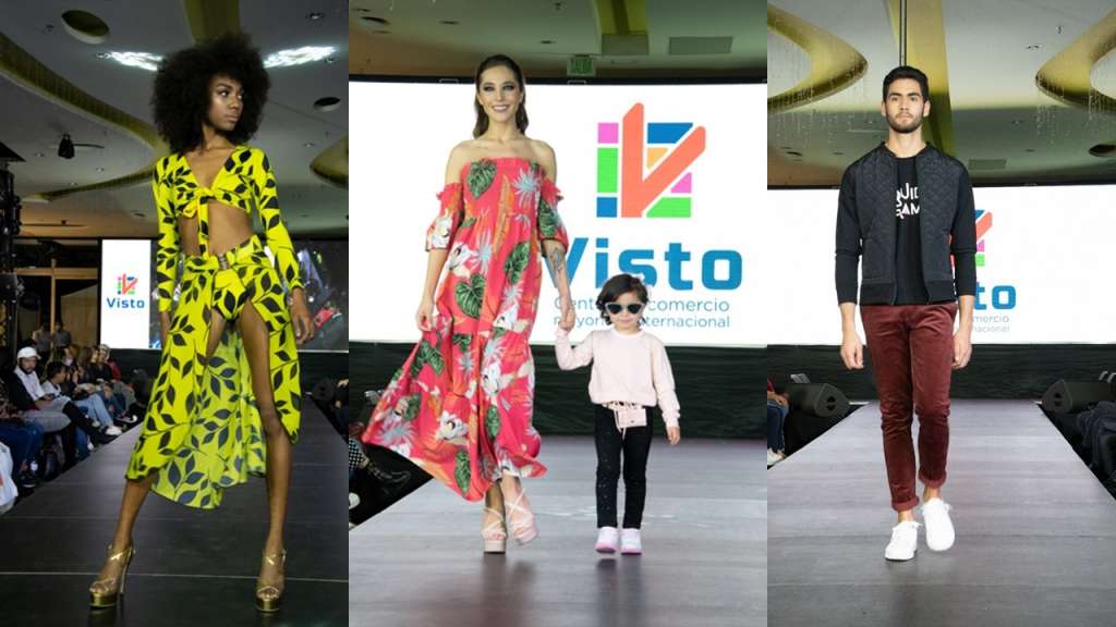 Pasarela del centro comercial Visto, en Bogotá