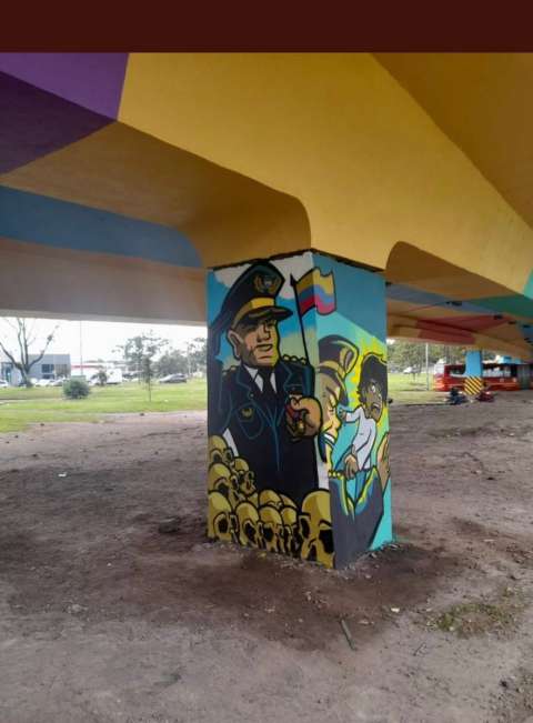 Idartes se pronuncia sobre mural alusivo al abuso policial