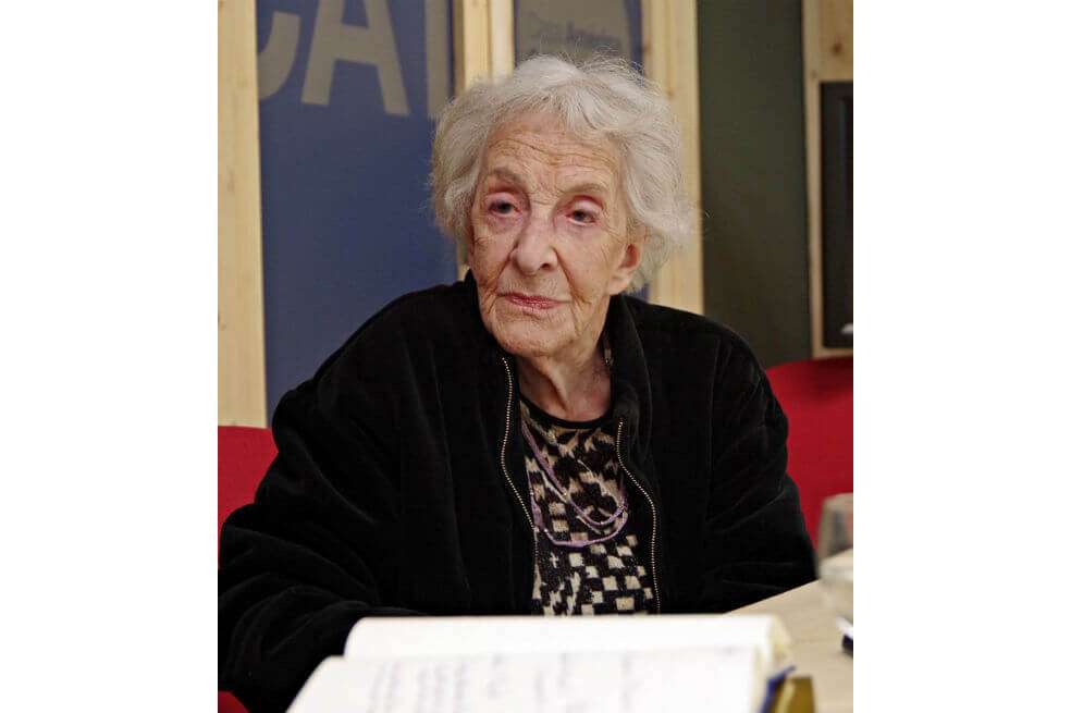Ida Vitale, ganadora del Premio Cervantes 2018. / Xavi Angulo
