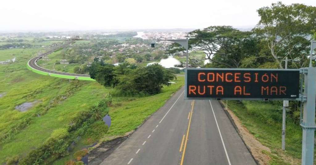Renders de la concesión Ruta al mar, la vía de 504 kilómetros que atraviesa los departamentos de Antioquia, Córdoba, Sucre y Bolívar.