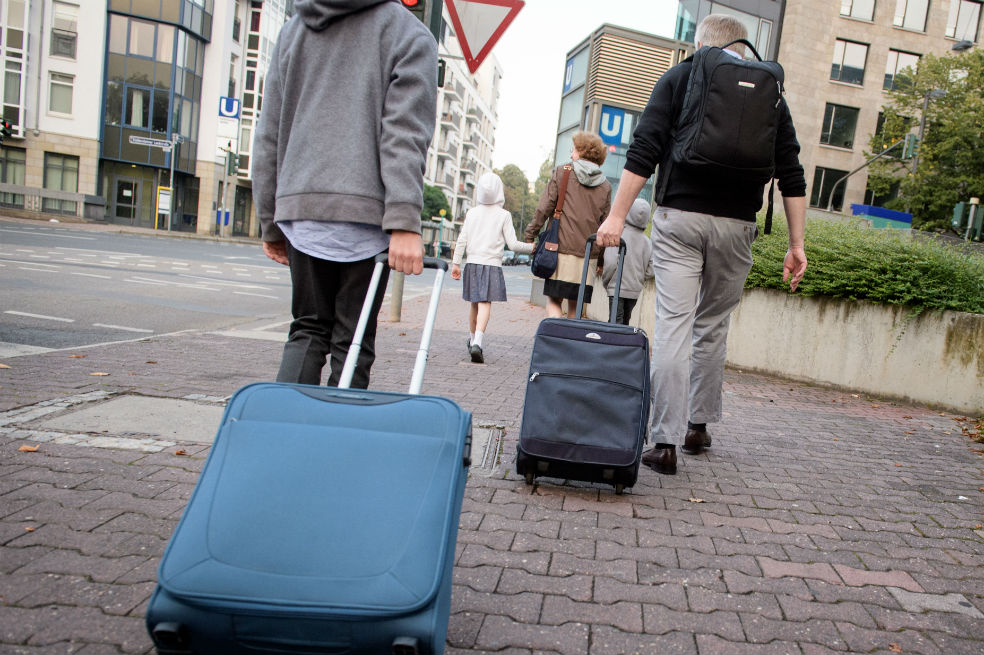 Familias enteras han sido evacuadas en Alemania. / AFP