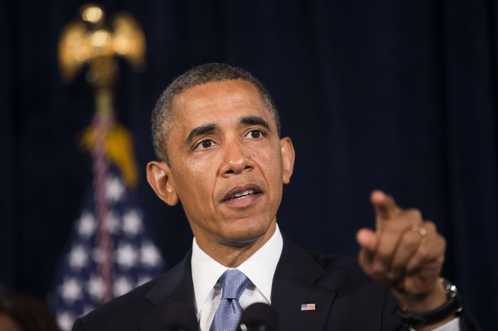 Él presidente Barack Obama se encuentra en una situación imposible: actuar contra Snowden o pasar por alto una filtración de semejante relevancia, algo que no puede contemplarse. / AFP