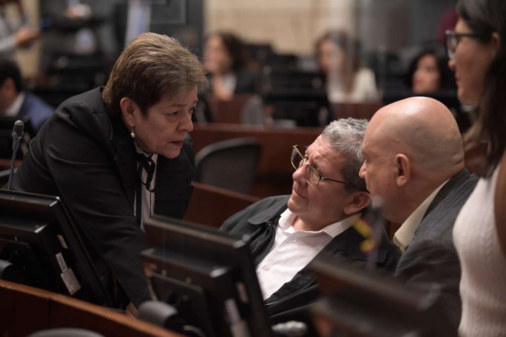 Plenaria en el Senado de la República para debatir la reforma pensional presentada por el gobierno de Gustavo Petro.