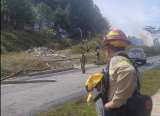 Bomberos encontraron restos humanos calcinados en incendio en Antioquia