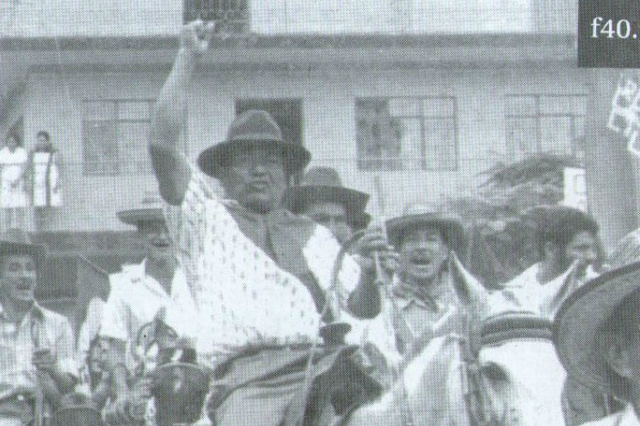 Domingo Monroy Sánchez, fundador de la Guardia Roja y líder de grandes manifestaciones populares en el pueblo de Viotá. F