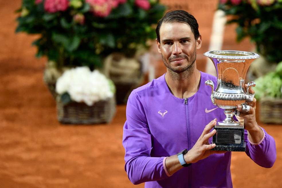 El tenista español Rafael Nadal ganó su décimo título en el Masters 1.000 de Roma.
