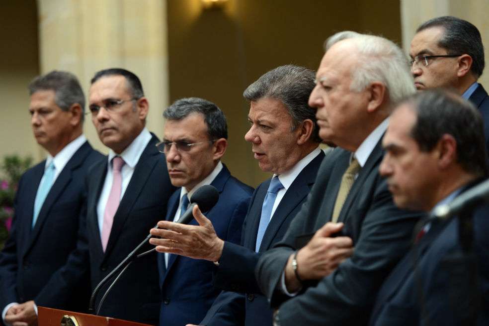 Para este lunes, a las 2:30 de la tarde, está citada la Mesa de Unidad Nacional en la Presidencia, con presencia obligatoria de todos los ministros. / Presidencia