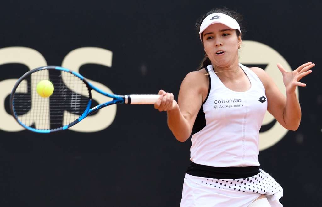 María Camila Osorio, mejor raqueta de Colombia en la actualidad.