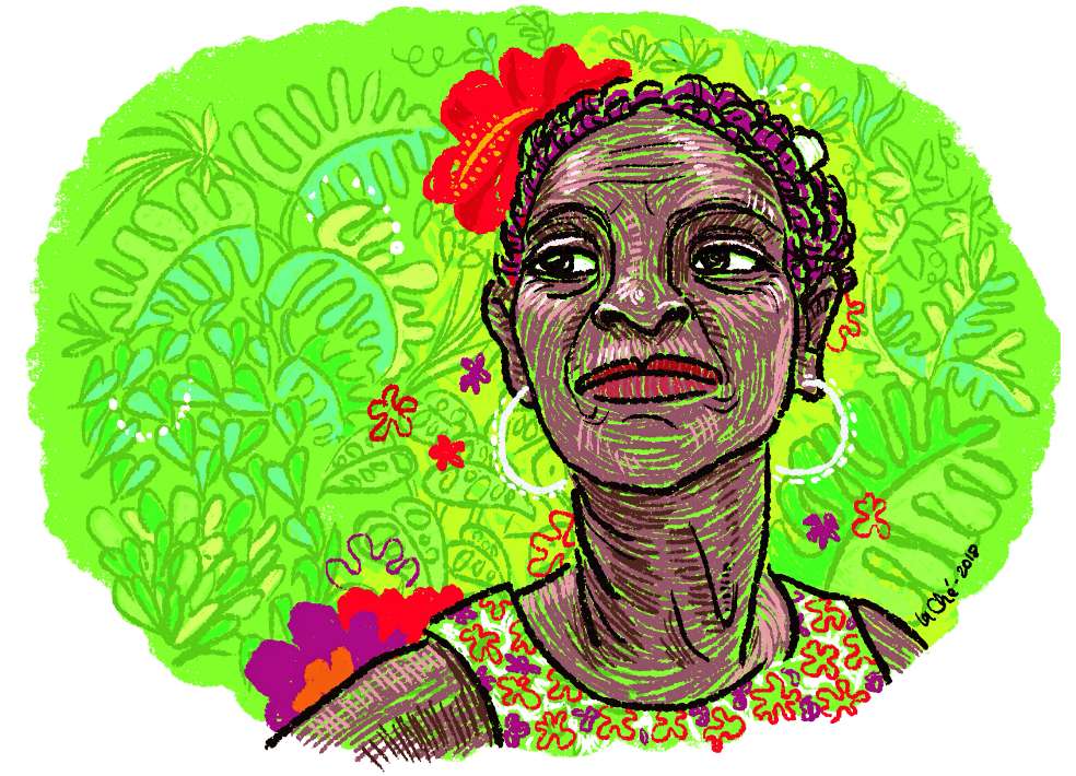 Ceferina Banquez nació el 3 de febrero de 1943, en María la Baja, Bolívar./ Ilustración de La Ché