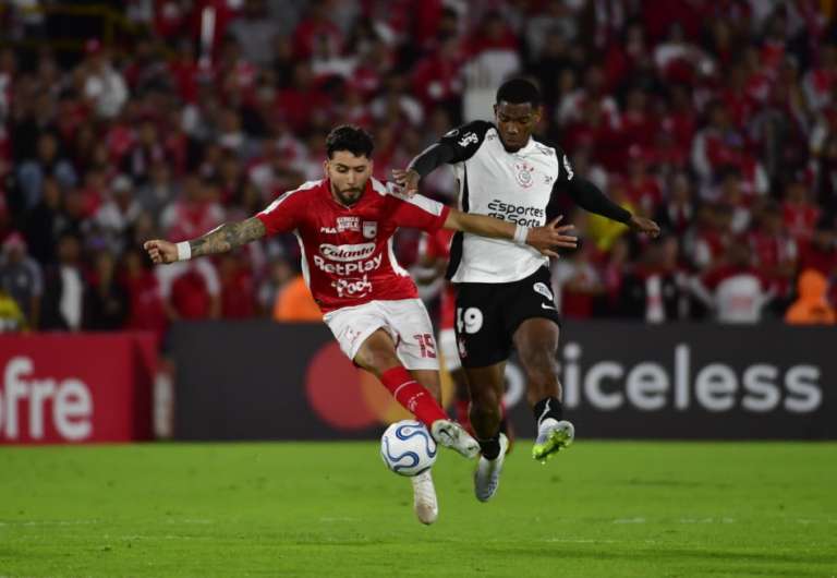 En imágenes: así se vivió el agónico empate de Santa fe en Copa Libertadores